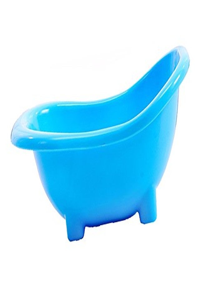 Sage Square 19cm Bath Sand Tub Cum Bathroom for Hamster/Dwarf/Gerbil/Chinchilla/Mice (Blue) - Image 5